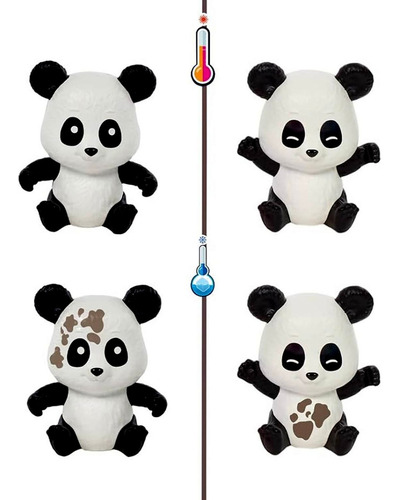 Playset Conjunto Boneca Menina Barbie Morena Oriental Profissões Veterinária - Resgate Dos Pandas Com Acessórios E Mini Pet Animal - Boneco Pandinha Muda De Cor Banho Panda Sujo - Mattel Brinquedos