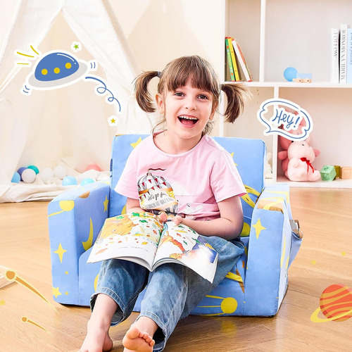 Sofá Convertible A Cama Para Niños - Sillas Cómodas