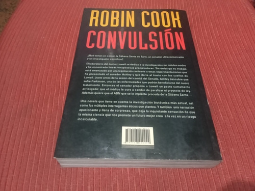 Libro Convulsión, Del Autor Robin Cook (Usado)