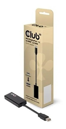 Club 3d, Cac-1170, Active Mini Displayport A Hdmi 2.0 Adapta