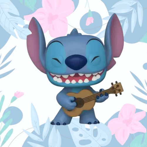 Día del Niño de la muñeca Funko Stitch con ukelele