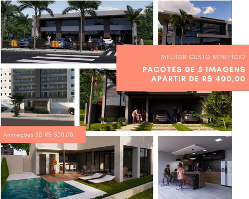 Imagem 1 de 9 de Modelagem 3d E Interiores - Comerciais , Residências