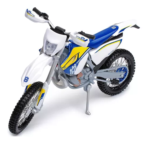 Miniatura Moto De Ferro Cross Trilha Yamaha Na Caixa 1:12