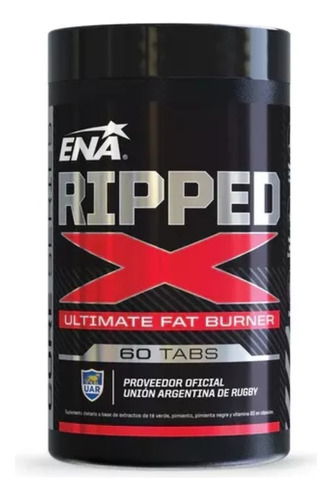 Ena Ripped Max - Quemador De Grasa - Adelgaza - 60 Cápsulas