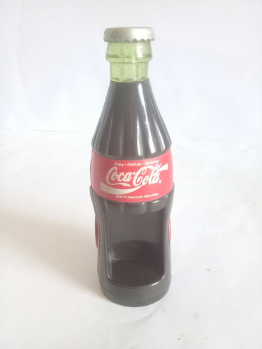 Coleccionable De Coca Cola Botellita Con Ruedas.///