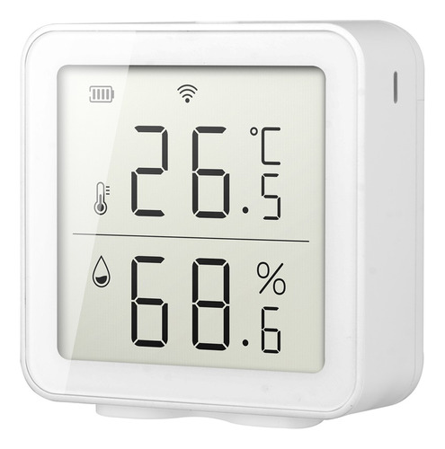 Higrómetro Con Sensor De Humedad Wifi Inteligente Para Exter