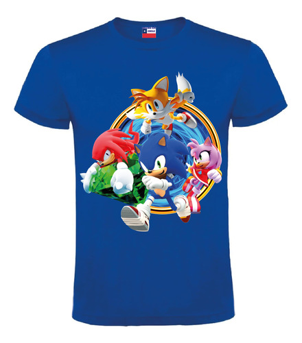 Polera Sonic The Hedgehog  Niñ@s 