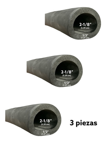 Imagen 2 de 10 de Armaflex Aislante Termico Para Tubería 2-1/8 X 1/2 3 Piezas