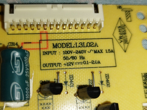 Placa Fuente Hitachi Cdh Le 43 Smart 08 (Usado)