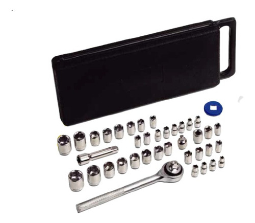 Juego De Autocle Matraca Con Dados Y Estuche 40 Pzas Oem Pro