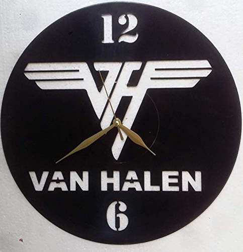 Reloj De Pared De Vinilo Van Halen 2