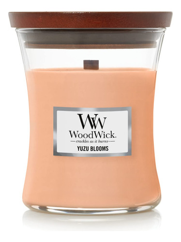 Woodwick Vela Mediana De Reloj De Arena, Yuzu Blooms, 9.7 On