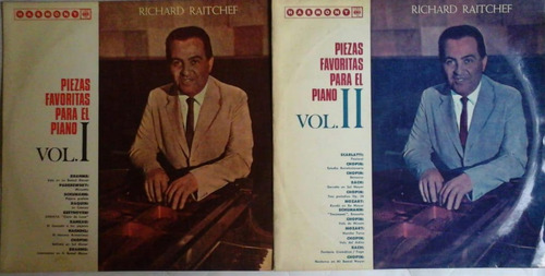 Richard Raitchef Piezas Favoritas P/ Piano Vol. I Y Vol. Ii