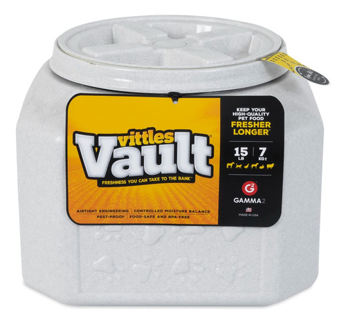 Contenedor Para Croquetas Gamma Vault Capacidad 7 Kg