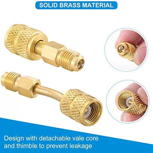 Adaptadores Divididos R410a, Conector De Porta A Vácuo