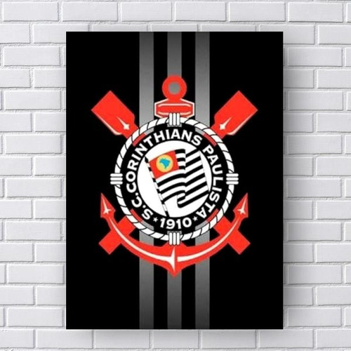 Placa Decorativa Time Futebol Corinthians | MercadoLivre