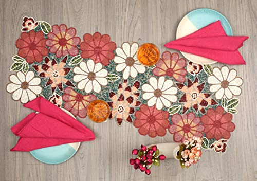 Camino De Mesa Decorativo Con Cuentas Para Hogar