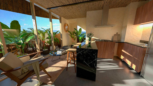 En Venta Estudio En Tulum Con Área De Bbq, Jacuzzi, Rooftop Bar, Rooftop Pool, Swimup Pool, Asoleadero, Recepción Y Estacionamiento.