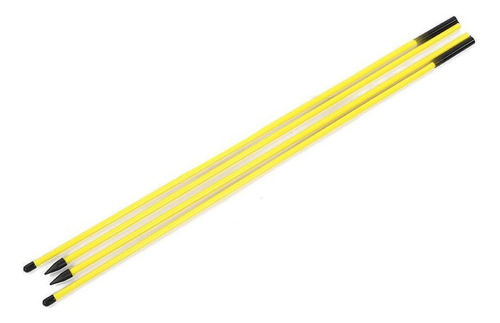 Dos Secciones Amarillo Epoxy Fibra De Vidrio Varilla De Golf