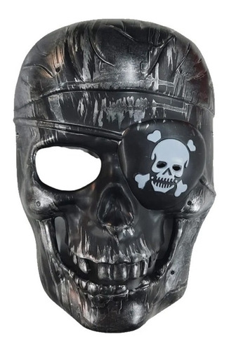 Careta Calavera Pirata Rigida Niño Halloween