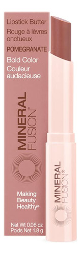 Mineral Fusion Lipstick Mantequilla, Granada, 0.6 Oz El Emb