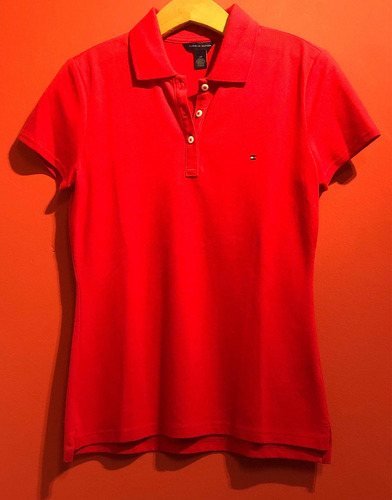 Chomba Tommy Hilfiger Mujer Nueva Original Roja Talle S