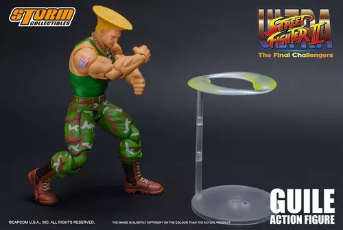 Guile Street Fighter Boneco Colecionável Resina