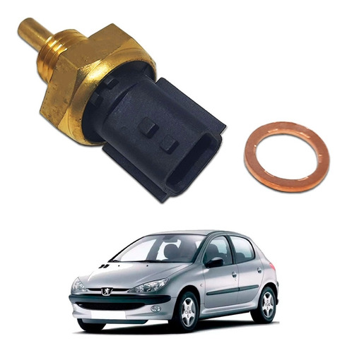 Sensor Temperatura Agua Peugeot 206 1.0 99/07  Megane 2.0 