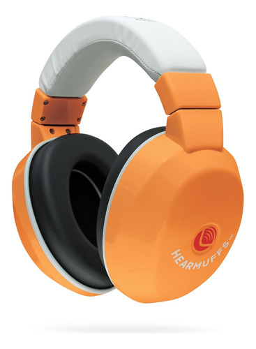 Protector Auditivo Lucid Audio, Infantil, Ajustable, Naranja