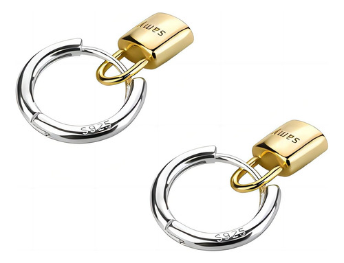 Pendiente De Aro Para Hombre Pendiente De Aro De Plata De De