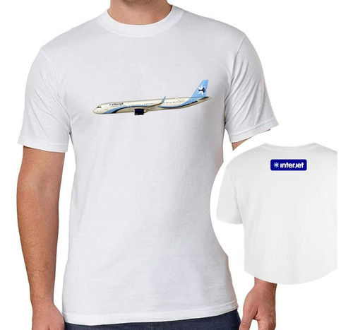 Interjet A 321 ¡estampa Tu Propia Playera!