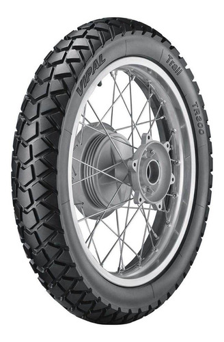 Pneu Moto Vipal Aro 18 Tr300 90/90-18 33l Tt - Traseiro