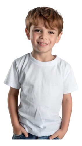 Remera Pique Escolar - Uniforme Ideal Blanco 12