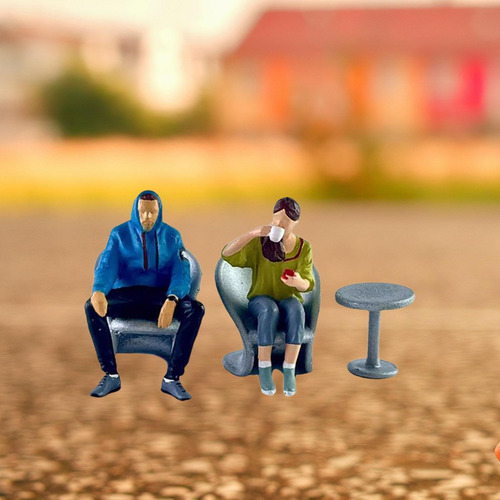 Conjunto De De Personajes En Miniatura A Escala 1/64, Adorno