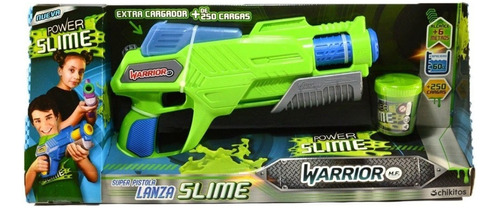 Power Slime Warriors Pistola Lanza Slime Juguete 