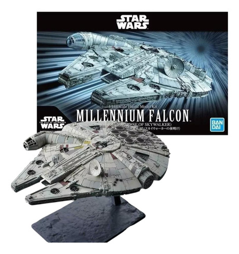 Bandai Model Kit Nave Star Wars Millennium Falcon 1/144 Lp