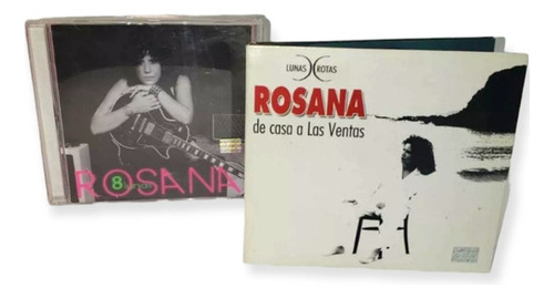 Rosana Lote X 2 Cds De Casa A Las Ventas Y 8 Lunas 