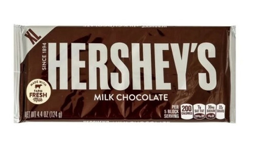 Hershey's Xl Milk Chocolates 124 Grs