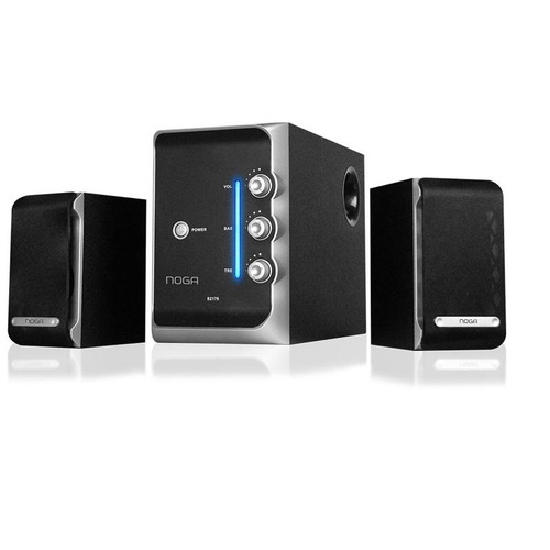 Imagen 1 de 1 de Home Theater 2.1 Noga Net S2176 50 Watts Pc Tv Dvd Celulares Color Negro