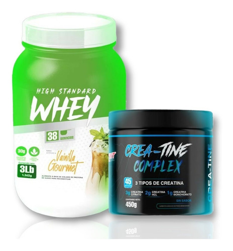 Combo Tnt Proteína Whey X 3 Libras + Cre - g a $199