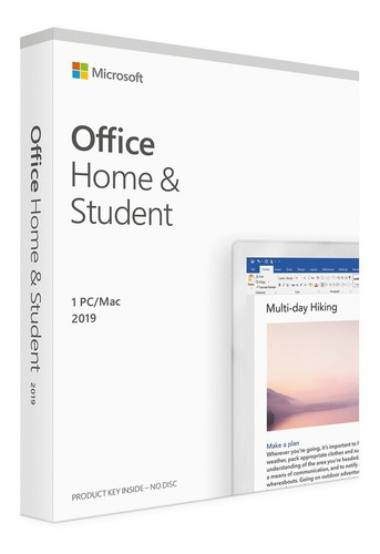 Microsoft Office Home And Student 2019 Original En Caja