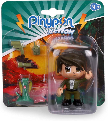 Pinypon Action Wild Figura Explorador Y Animal + Accesorios