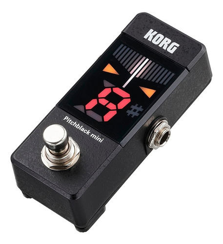 Pedal Afinador Baixo Guitarra Korg Pitchblack Pb Mini Preto