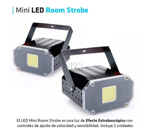 Combo Luces Dj Led Movil Proton 18 + Laser + 2 Flash