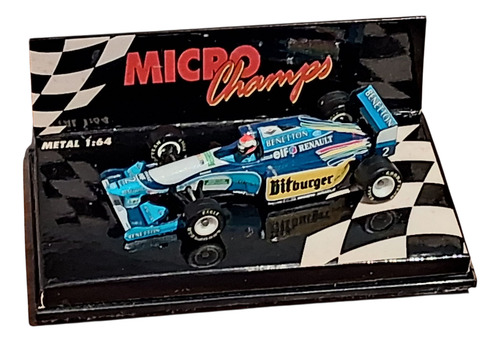 Benetton B194/b195 J. Herbert Microchamps 1:64 Azul