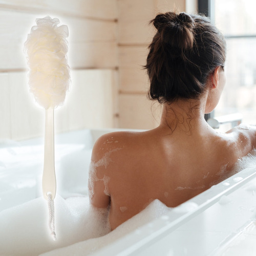 Cepillo De Baño Ducha Exfoliante Espalda Masaje Mango Largo