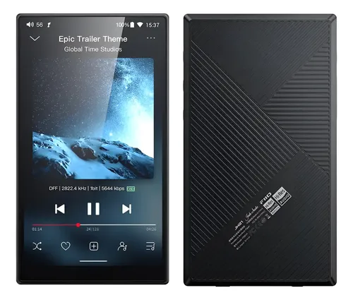 Music Player Jadeaudio/fiio Jm21 Android 13 Hi-res Mp3 Black
