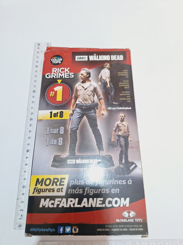 Rick Grimes Color Tops The Walking Dead Mcfarlane Toys (Usado)