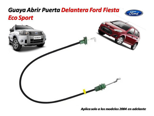 Guaya Puerta Ford Fiesta Ecosport Delantera