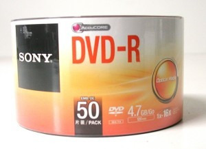 Disco Dvd Sony  4.7gb 16x Cono X 50 Unid.  Bueno